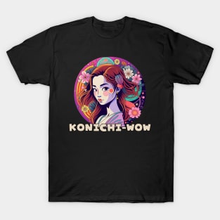 Japanese Anime Konichiwow T-Shirt